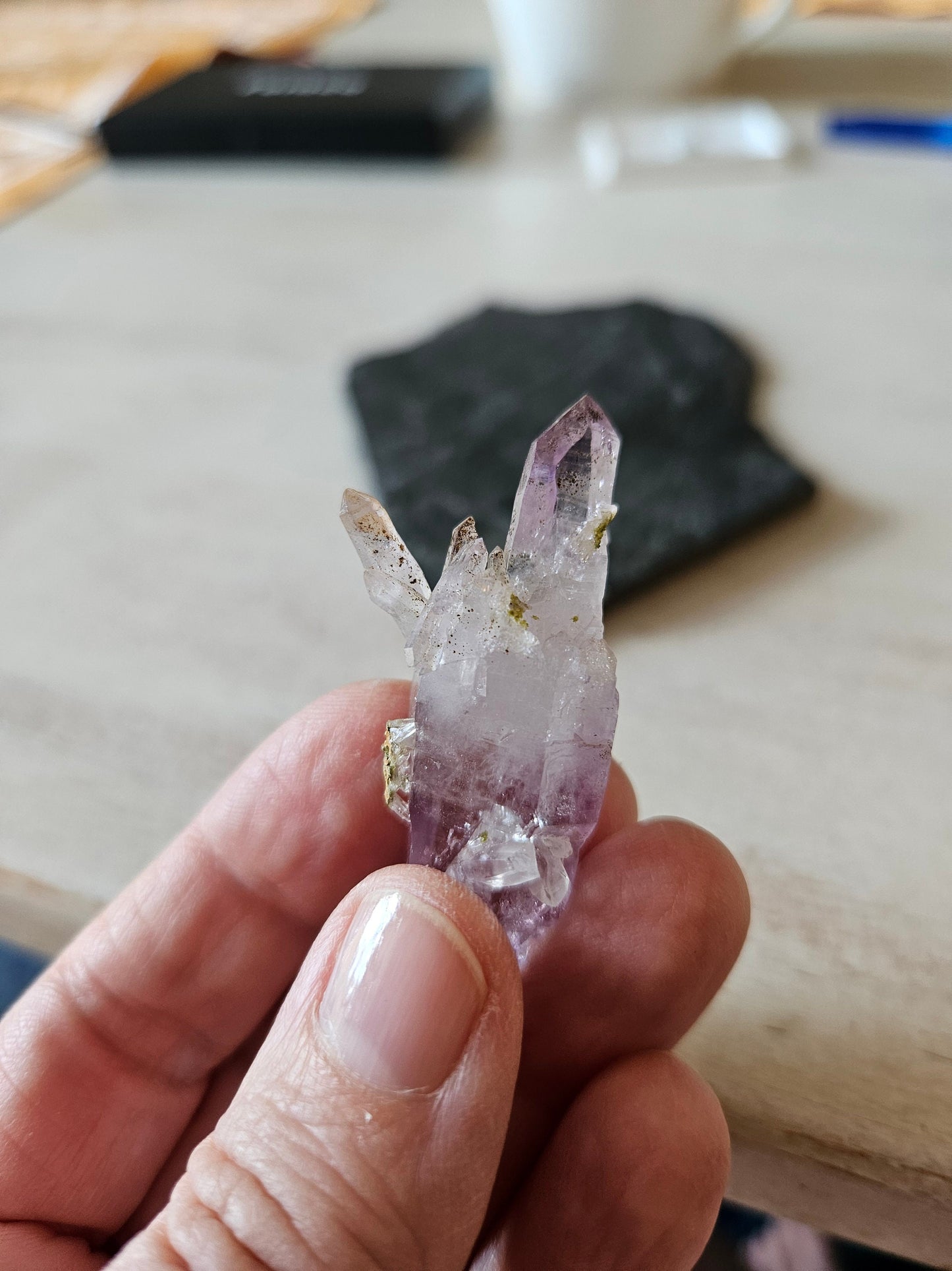 Amethyst Zepter Amethyst Guerrero, Mexico Doppelender mit vielen kleinen Kristallen