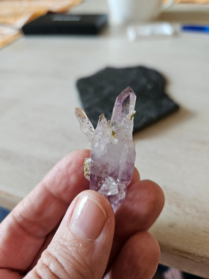 Amethyst Zepter Amethyst Guerrero, Mexico Doppelender mit vielen kleinen Kristallen