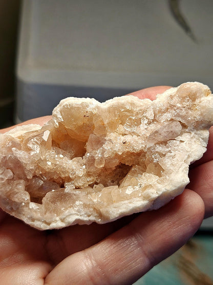 Pink Amethyst Druse Knolle Stufe selten! 70 x 39 x 35 mm