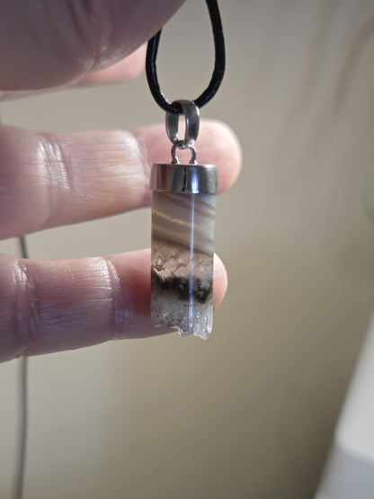 Auralit 23 Auralite 23, super seven, melody stone Cacoxenit Amethyst Anhänger, an 925er Silber Kappe und 925erSilberÖse