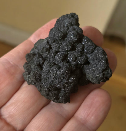 Seltener Hausmannit Gottlob Stein 40 x 45 x 20 mm, 34,56 g., Mineralien Sammlerstein, Vitrinenstein, Friedrichroda