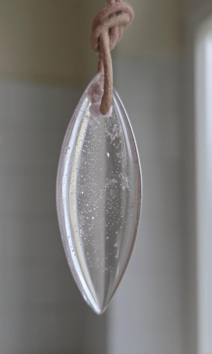 Erstklassiger Morganit rosa Beryll, pink Beryll Rosenberyll, selten, Anhänger Navette förmig, 51 x 19 x 7 mm
